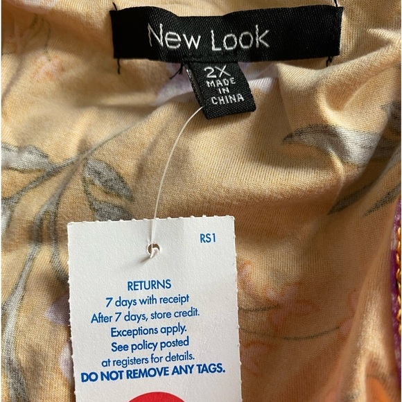 New Look Plus Size Floral Maxi Dress NWT Size 2X - Picture 6 of 8